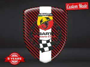 Fiat Abarth Logosticker Premium Max Hochwertig Business